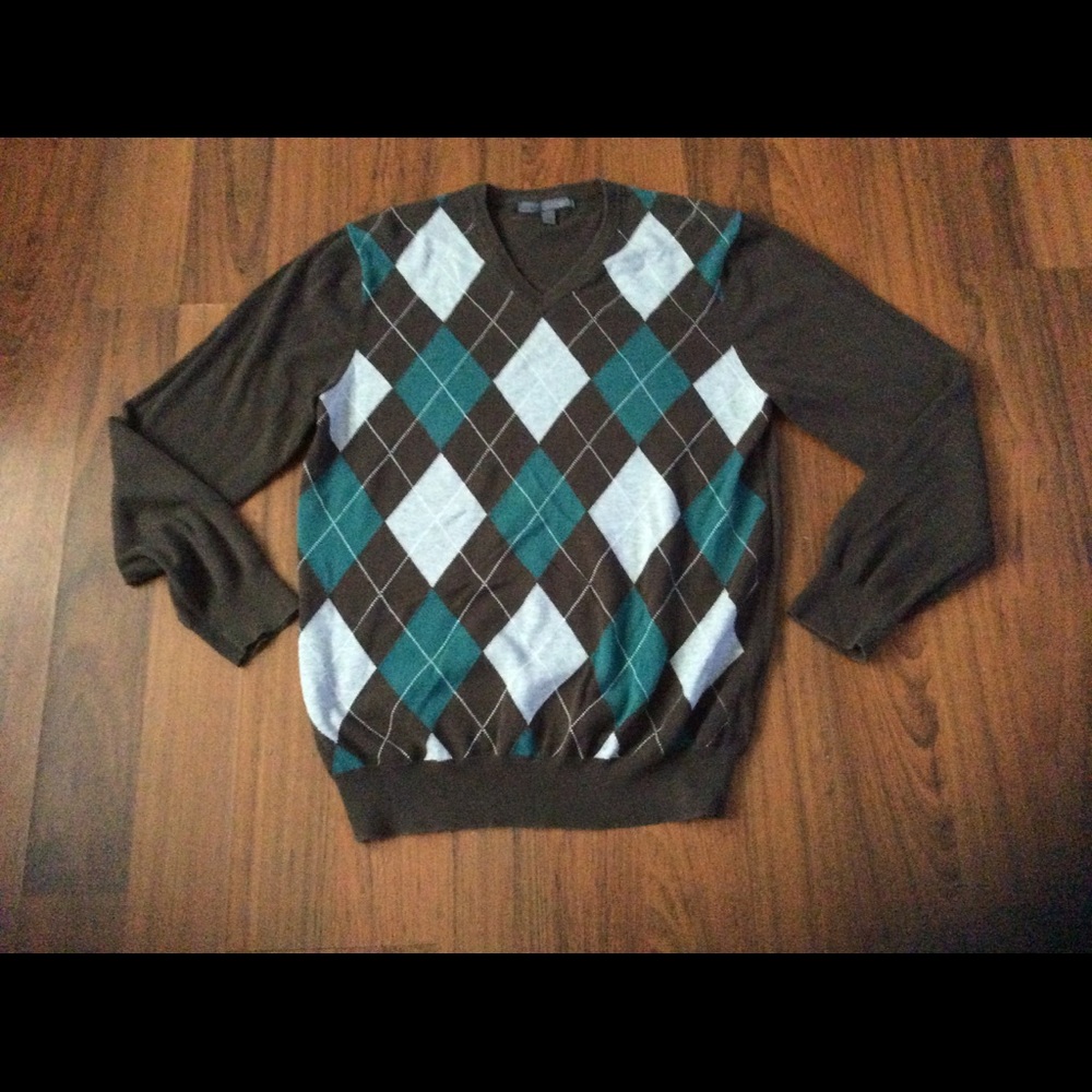 Pullover Argyle Sweater